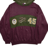 CAIMAN COMPANY Mens Maroon Hoodie S