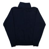 CHAMPION Principia College Mens Sweatshirt Blue 1/4 Zip USA S