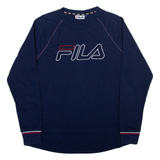 FILA Mens Sweatshirt Blue L
