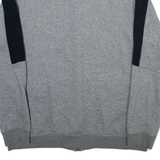 PUMA Full Zip Mens Sweatshirt Grey High Neck L