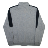 PUMA Full Zip Mens Sweatshirt Grey High Neck L