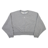 ADIDAS ORIGINALS Cropped Womens Sweatshirt Grey UK 14