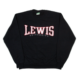 CHAMPION Lewis University Mens Sweatshirt Black L