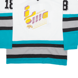 COOPER Ice Hockey Mens Jersey White Long Sleeve V-Neck L