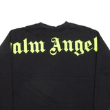 PALM ANGELS Womens T-Shirt Black Long Sleeve S