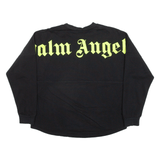 PALM ANGELS Womens T-Shirt Black Long Sleeve S