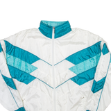 SPORT SPIRIT Detachable Arms Mens Track Jacket White Nylon 90s XS