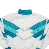 SPORT SPIRIT Detachable Arms Mens Track Jacket White Nylon 90s XS