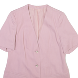 Womens Blazer Jacket Pink L
