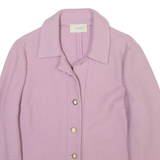 GOTTSTEIN Womens Blazer Jacket Pink Wool UK 12