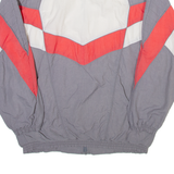 OLE Mens Track Jacket Grey Nylon Colourblock M