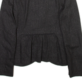 MAX MARA Womens Blazer Jacket Grey Wool UK 12