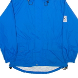 JEANTEX Mens Coat Blue Hooded M