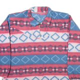 Mens Pullover Jacket Red Striped M