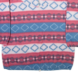 Mens Pullover Jacket Red Striped M