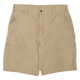 CARHARTT Mens Cargo Shorts Beige XL W38