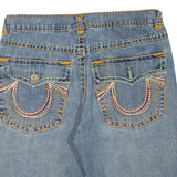 Womens Jorts Shorts Blue L W34