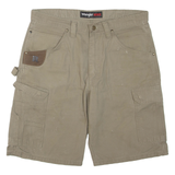 WRANGLER Mens Workwear Shorts Green M W34