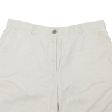 LIZ CLAIBORNE Petite Womens Chino Shorts White L W36