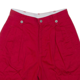 LIZ CLAIBORNE Womens Chino Shorts Red XS W26
