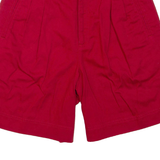 LIZ CLAIBORNE Womens Chino Shorts Red XS W26