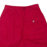 LIZ CLAIBORNE Womens Chino Shorts Red XS W26