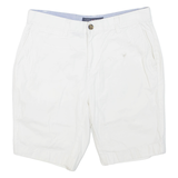TOMMY HILFIGER Mens Chino Shorts White M W30