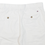 TOMMY HILFIGER Mens Chino Shorts White M W30