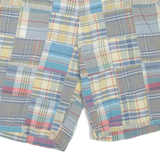 NAUTICA Mens Casual Shorts Grey Check XL W40