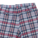 CHAPS Mens Casual Shorts Blue Check M W34