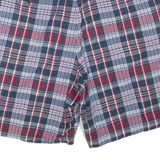 CHAPS Mens Casual Shorts Blue Check M W34