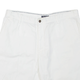 NAUTICA Mens Chino Shorts White L W36