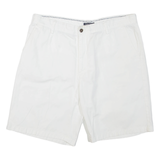 NAUTICA Mens Chino Shorts White L W36
