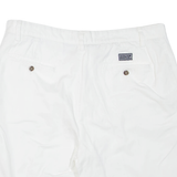 NAUTICA Mens Chino Shorts White L W36