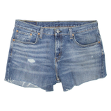 MAX MARA LEISURE 511 Womens Denim Shorts Blue M W34