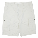 LEVI'S Mens Cargo Shorts White XL W40