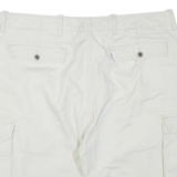 LEVI'S Mens Cargo Shorts White XL W40