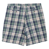 CHAPS Mens Chino Shorts Green Check XL W38
