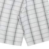 DICKIES Mens Chino Shorts White Check M W34