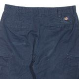DICKIES Mens Cargo Shorts Blue L W35