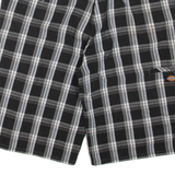 DICKIES Mens Casual Shorts Black Check XL W38