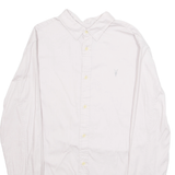 ALL SAINTS Mens Plain Shirt Purple Long Sleeve S