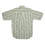 WOOLRICH Mens Shirt Green Crazy Pattern M