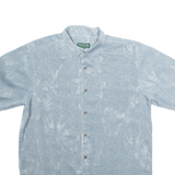 DAVID TAYLOR Mens Shirt Blue Floral M