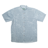 DAVID TAYLOR Mens Shirt Blue Floral M