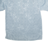 DAVID TAYLOR Mens Shirt Blue Floral M