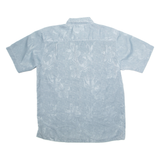 DAVID TAYLOR Mens Shirt Blue Floral M