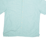 BATIK BAY Mens Plain Shirt Blue XL