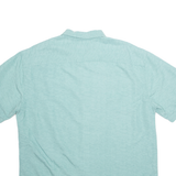 BATIK BAY Mens Plain Shirt Blue XL