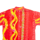 MAMO Womens Shirt Red Floral XL